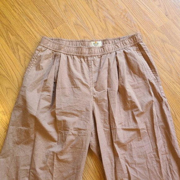 Marine Layer Tan Wide Leg Pants - Picture 3 of 7